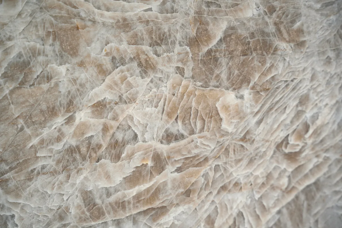 Taj Mahal Quartzite macro texture closeup